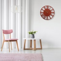 Nástenné hodiny Loft Piccolo z219-3-dx 30 cm, červená 